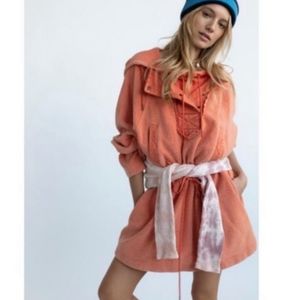 FREE PEOPLE × Sadie Surplus Knit Pullover Hoodie Jacket